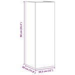 vidaXL Ensemble meuble TV 10 Pièces Chêne noir Bois d'ingénierie