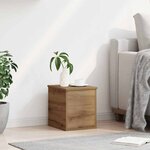 vidaXL Boîte de Rangement Chêne artisanal 30 x 35 x 35 cm