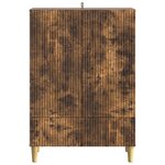 vidaXL Buffet Chêne fumé 66 x 34 5 x 95 cm Bois d'ingénierie