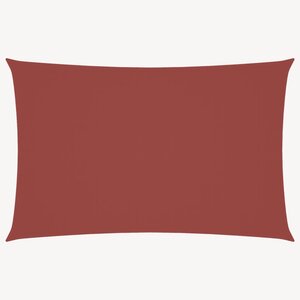 vidaXL Voile de parasol tissu oxford rectangulaire 2 5x5 m terre cuite