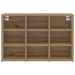 vidaXL Cabinet à chaussures Chêne artisanal 77 5 x 30 x 51 cm