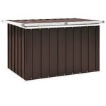 vidaXL Boîte de rangement de jardin Marron 109x67x65 cm