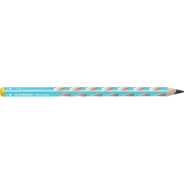 Crayon easygraph b gaucher bleu stabilo 321/02be