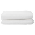 vidaXL Filet Anti-insectes Blanc 2 x 50 m HDPE