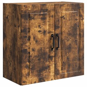 vidaXL Armoire Murale Chêne fumé 59 x 31 x 60 cm Bois d'ingénierie