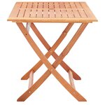 vidaXL Ensemble à manger d'extérieur 7 Pièces Gris Bois eucalyptus solide