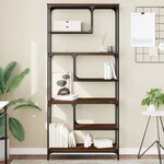 vidaXL Bibliothèque chêne marron 81x36x176 cm bois d'ingénierie