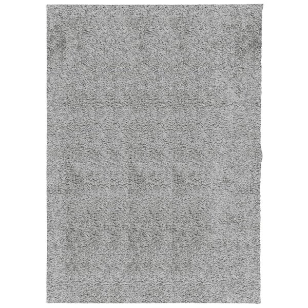 vidaXL Tapis shaggy PAMPLONA poils longs moderne gris 240x340 cm