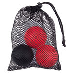 Avento ensemble de ballon de massage/crosse rose et noir