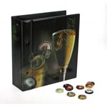 Album Champagne Artline avec 3 pages rouges.
