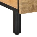 vidaXL Table basse marron 80x54x40 cm bois massif de manguier