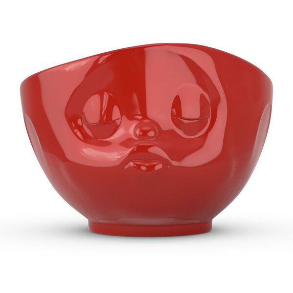 Grand bol rouge bisou en porcelaine tassen 500 ml