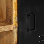 vidaXL Banc à Chaussures Marron Bois de manguier massif