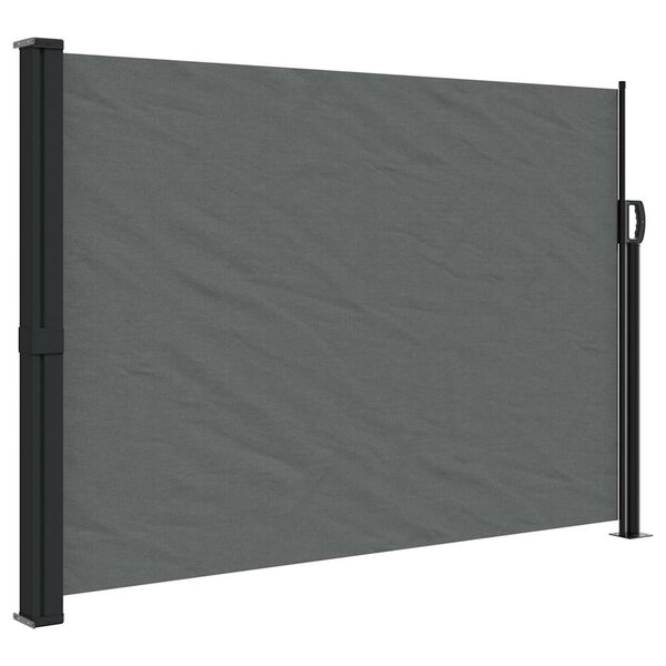 vidaXL Store latéral rétractable Anthracite 140 x 500 cm