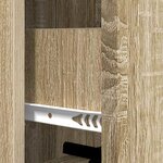 vidaXL Armoire à tiroirs Chêne Sonoma 33 x 34 5 x 90 cm