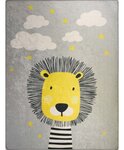 Tapis pour chambre Enfant 120 x 160 cm - Gris