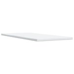 vidaXL Sommier à lattes de lit avec matelas Bleu 100x200 cm Tissu