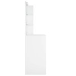vidaXL Coiffeuse avec LED blanc 60x40x140 cm