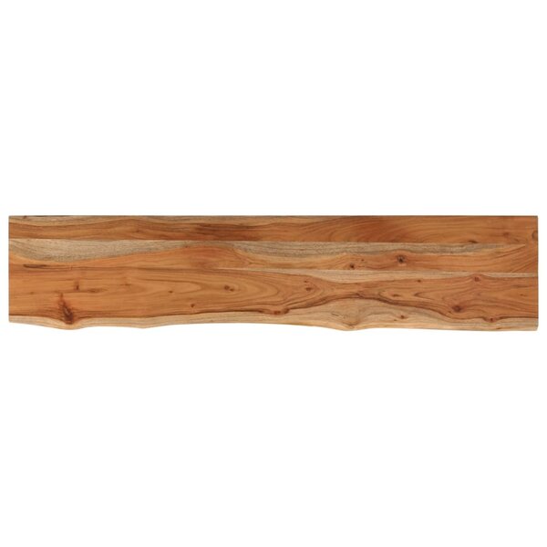 vidaXL Étagère murale rectangulaire massif acacia bordure assortie