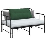 vidaXL Coussin de Dos Vert Jungle 100 x 50 cm Tissu en velours côtelé