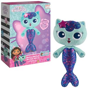 Spin Master 6064359 - Chat de mer en peluche MerCat musicale