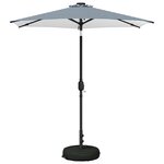 vidaXL Parasol de jardin avec lampes LED 230 x 230 cm Polyester