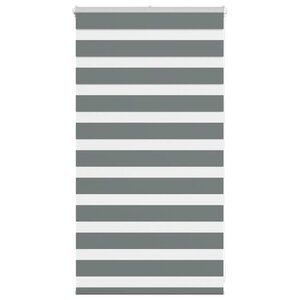 vidaXL Store zèbre gris foncé largeur du tissu 70 9 cm polyester