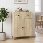 vidaXL Buffet Chêne Sonoma 66 x 34 5 x 90 cm Bois d'ingénierie