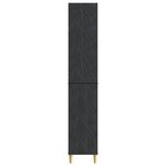 vidaXL Ensemble de Meubles 2 Pièces Noir Bois d'ingénierie