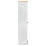 vidaXL Armoires avec tiroir Blanc 55 x 38 x 170 cm Pin massif
