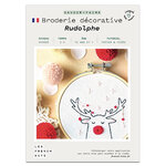 FRENCH KITS-Les French Kits - Broderie décorative - Renne-Kit créatif fabriqué avec amour en France