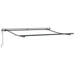 vidaXL Auvent rétractable automatique marron 300x250 cm