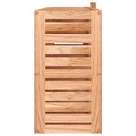 vidaXL Armoire à miroir 80x17x34 cm Bois massif de noyer