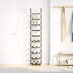 vidaXL Étagère à chaussures 10 niveaux 33x33x174 cm tissu non-tissé