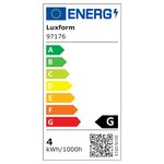 Luxform jeu de guirlandes lumineuses de jardin avec 20 led honolulu