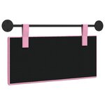 vidaXL Tête de lit suspendue Rose Tissu