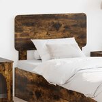 vidaXL Tête de lit Chêne fumé 100 cm Bois d'ingénierie