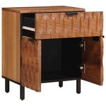 vidaXL Cabinet de chevet Marron 50 x 33 x 60 cm Bois de mangue massif