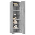 vidaXL Buffet haut sonoma gris 50x42 5x185 cm bois d'ingénierie