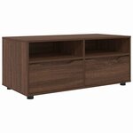 vidaXL Meuble TV Chêne brun 100 x 48 x 43 cm Bois d'ingénierie