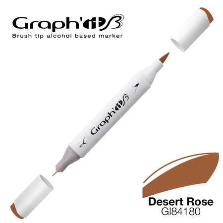 Marqueur manga à l'alcool Graph'it Brush 4180 Desert Rose