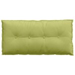 vidaXL Coussin de Dos Vert clair 100 x 19 x 50 cm tissu
