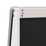 vidaXL Tête de lit capitonnée Gris clair 140 cm Pin massif