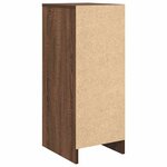 vidaXL Armoire à chaussures chêne marron 29 5x34x76 cm bois ingénierie