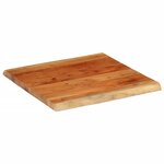 vidaXL Dessus de table 80x80x3 8 cm carré bois massif d'acacia