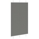 vidaXL Store plissé anthracite 120x200 cm largeur du tissu 119 4 cm