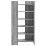 vidaXL Armoire à chaussures sonoma gris 52x37 5x100 cm