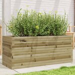 vidaXL Jardinière 110x40x45 5 cm bois de pin imprégné
