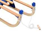 vidaXL Traîneau pliable en bois 110 cm