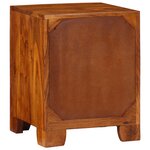 vidaXL Table de chevet 2 Pièces 35x35x45 cm bois d'acacia massif